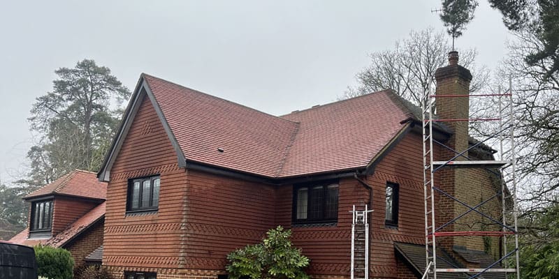 Roof Cleaning Project in Berkshire
